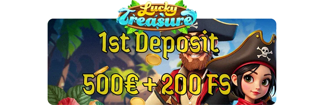 Lucky Treasure Casino 1st deposit